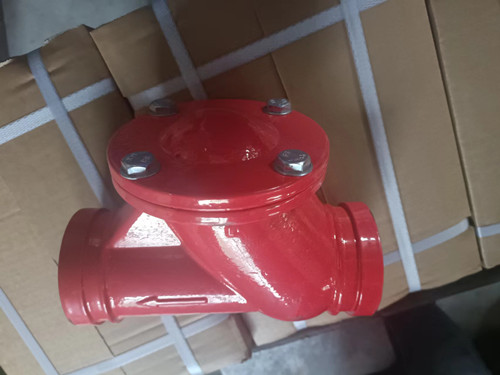 溝槽卡箍式圓球止回閥